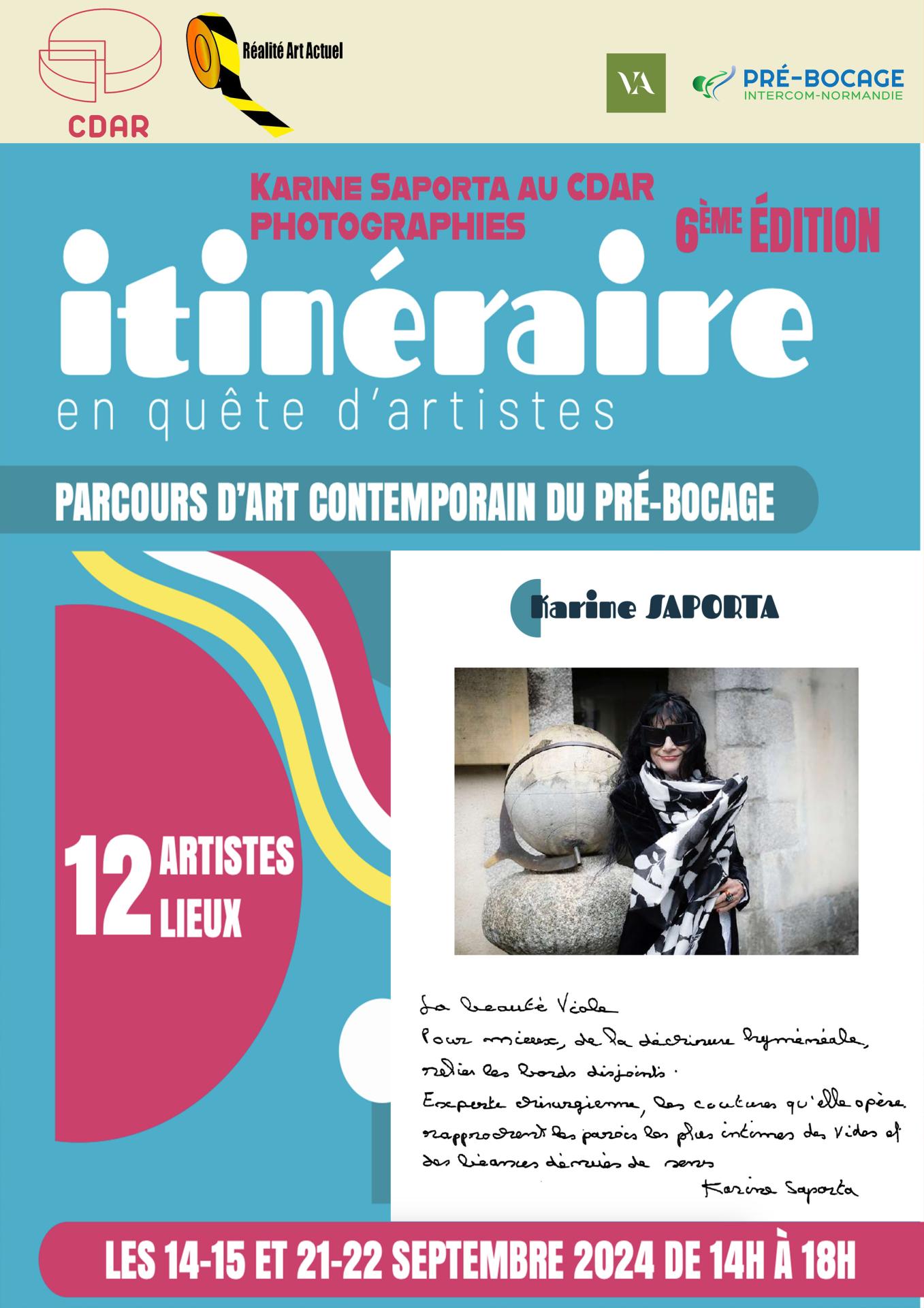 20240913 affiche itineraire en quete d artiste