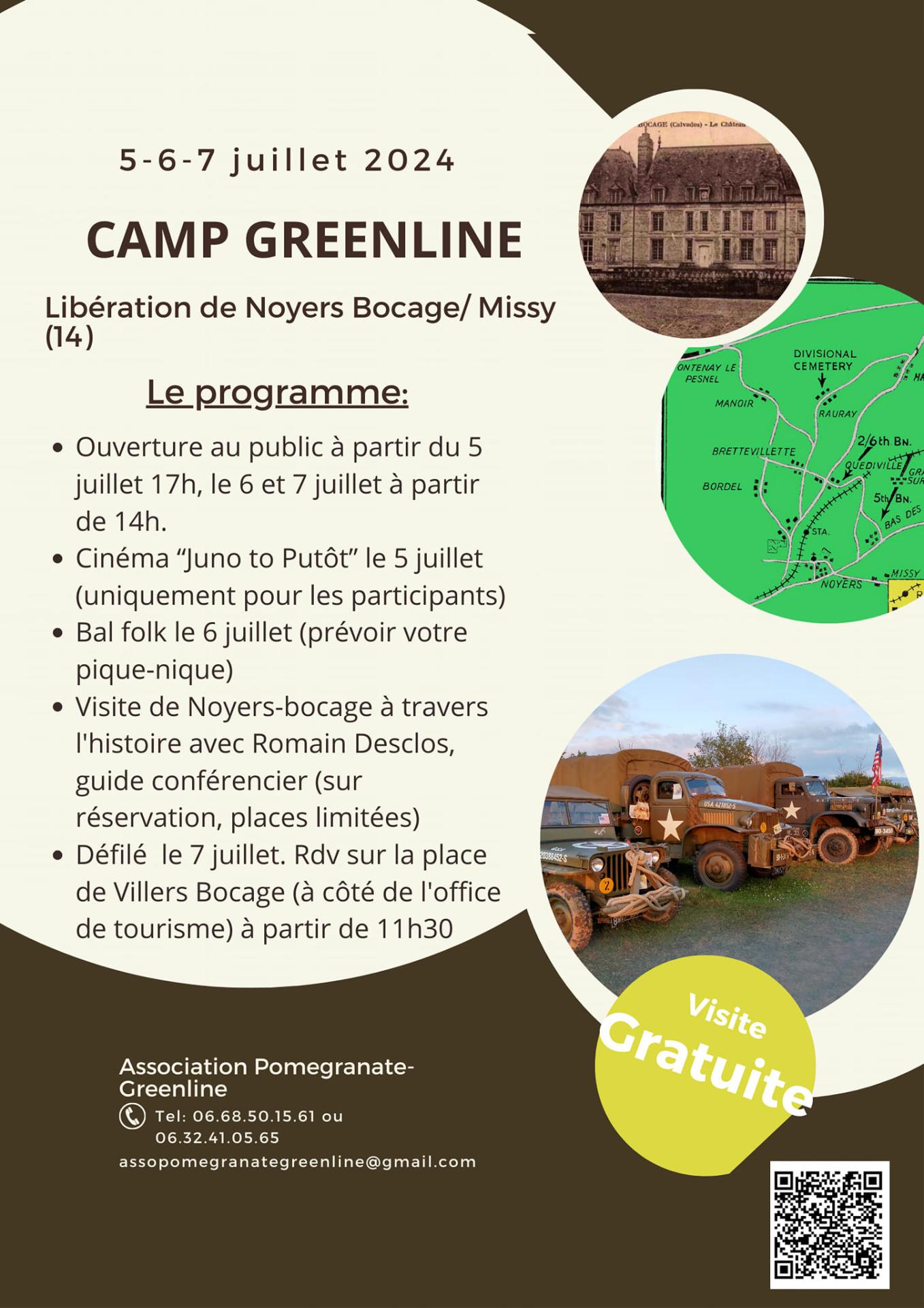 Camp greenline 5 au 7 juillet 2024 camp a missy