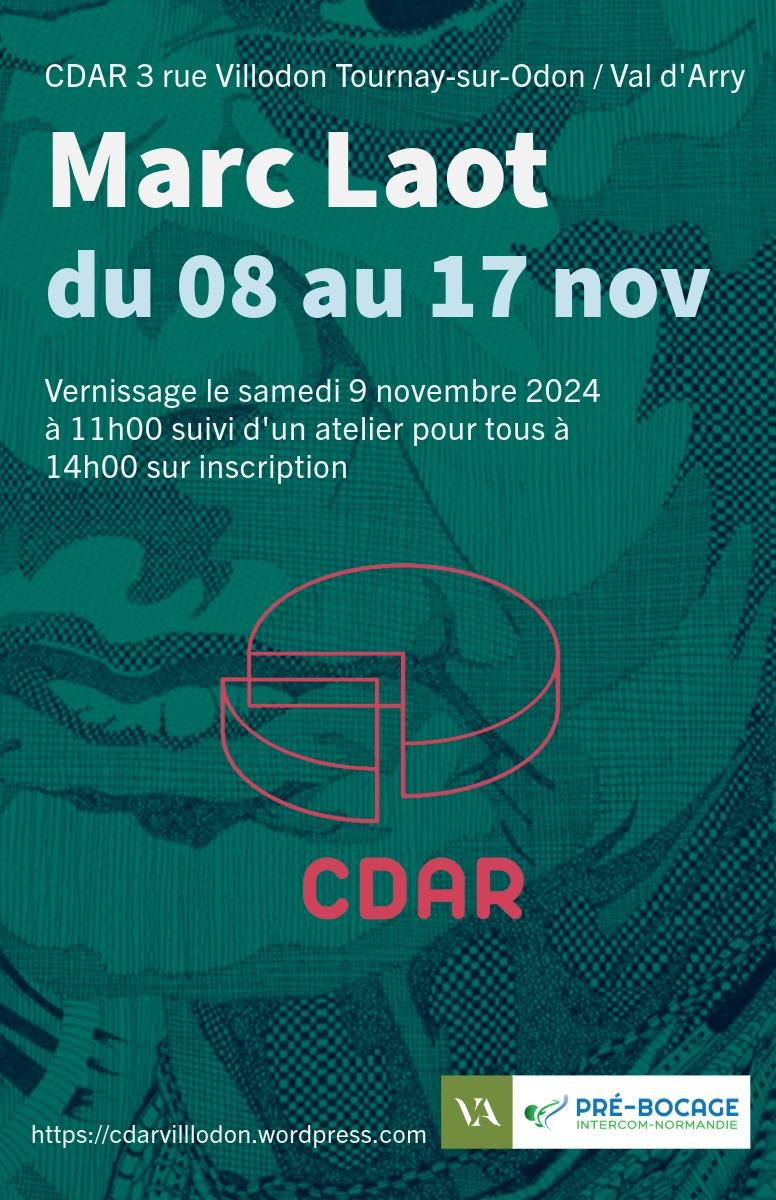 Exposition cdar novembre 2024 marc laot