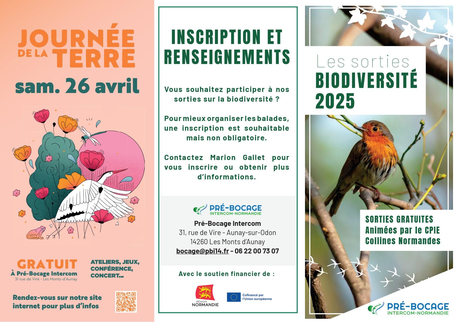 Les sorties biodiversite 2025