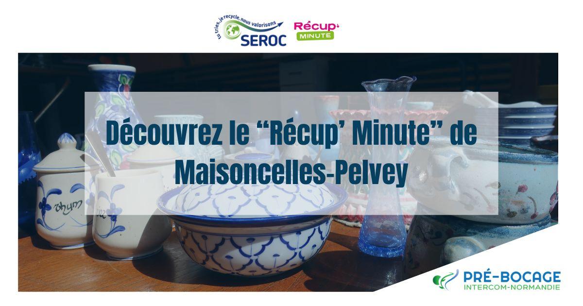 « Récup’ Minute » à la déchèterie de Maisoncelles-Pelvey